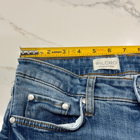 Pilcro Blue Flare & Wide Leg Jeans - Picture 9 of 16